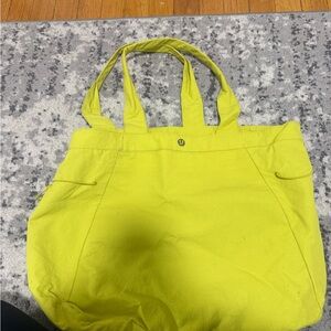 Lululemon Lime Green Tote Bag